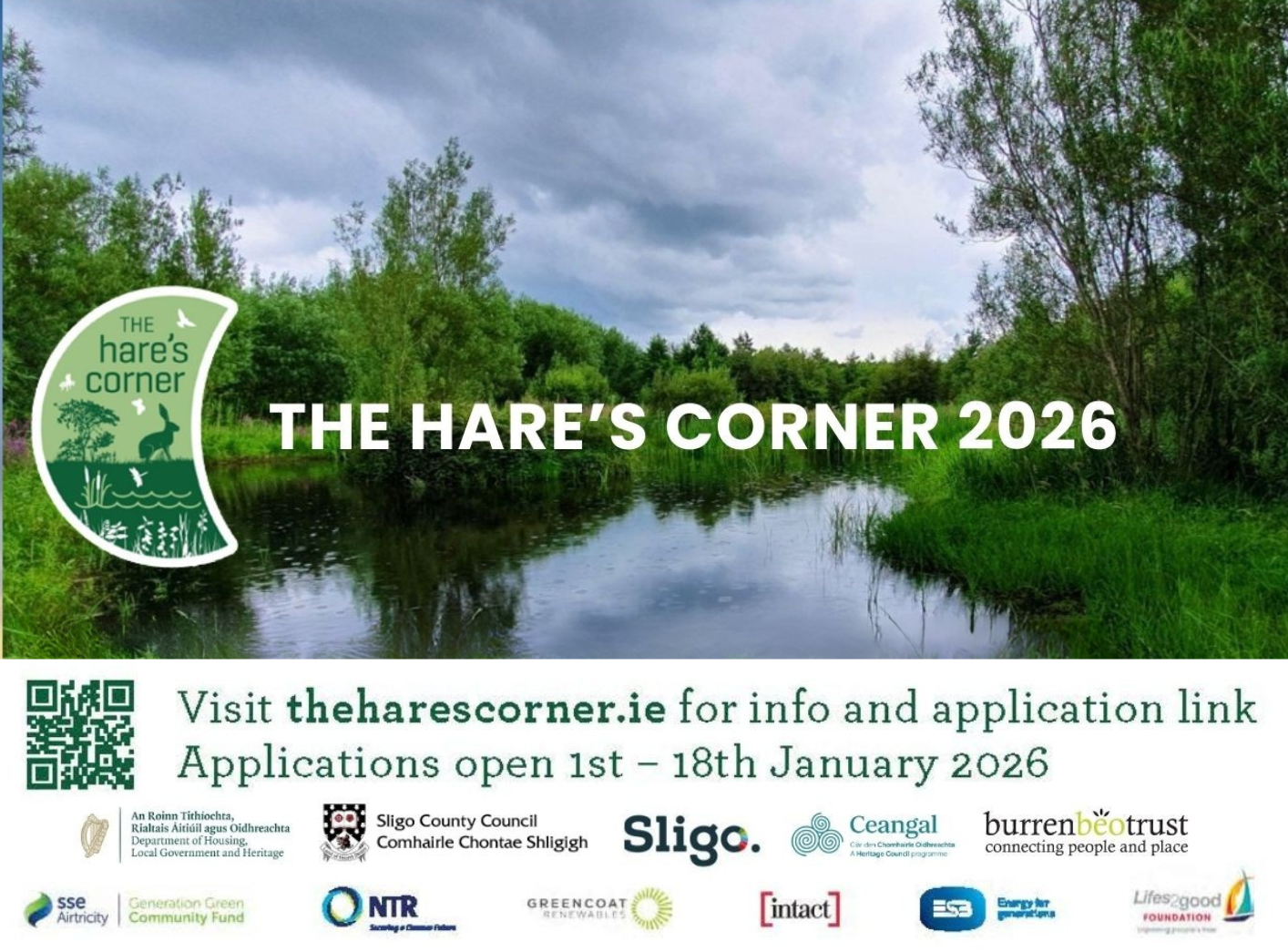 Highly successful Hare&rsquo;s Corner biodiversity project open for applications as it returns to Sligo for second year
